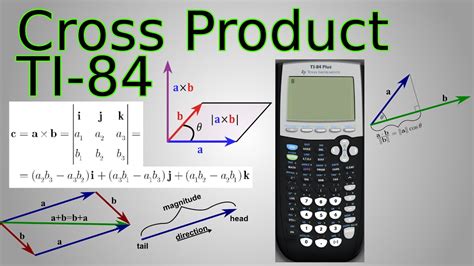 You can use your <strong>TI-84</strong> Plus calculator to perform matrix arithmetic. . Cross product ti84